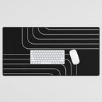 Searching (black) Desk Mat Gallery Image 1