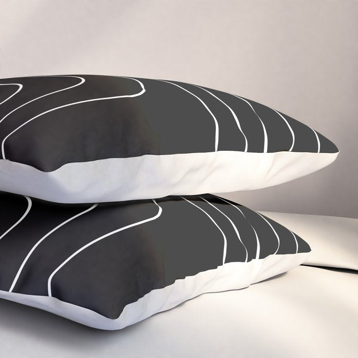 Searching (black) Pillow Sham Gallery Image 3