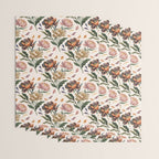 Hand Painted Peony Florals Wrapping Paper Gallery Image 3