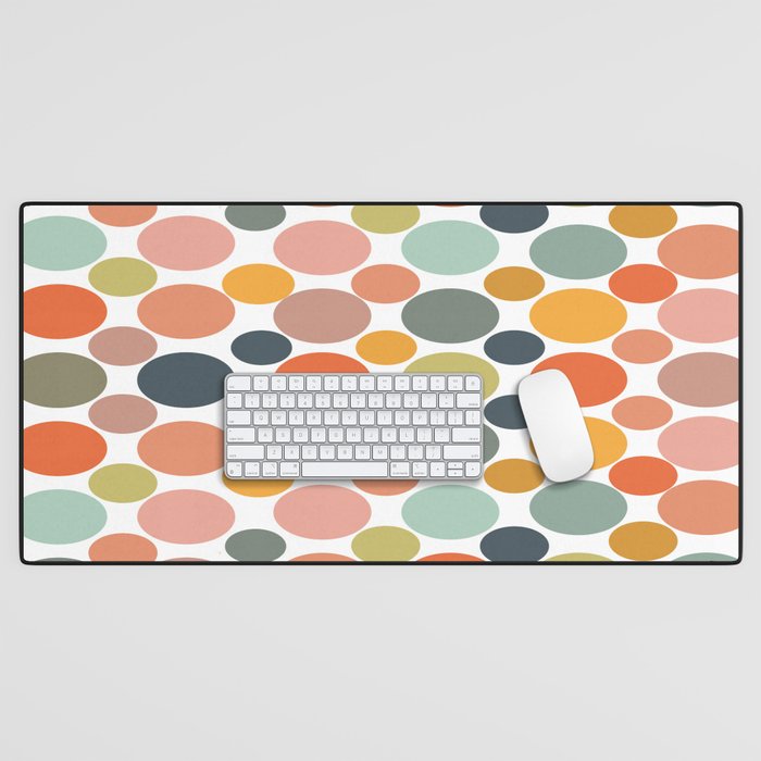 Cheerful Polka Dots  Desk Mat Gallery Image 1