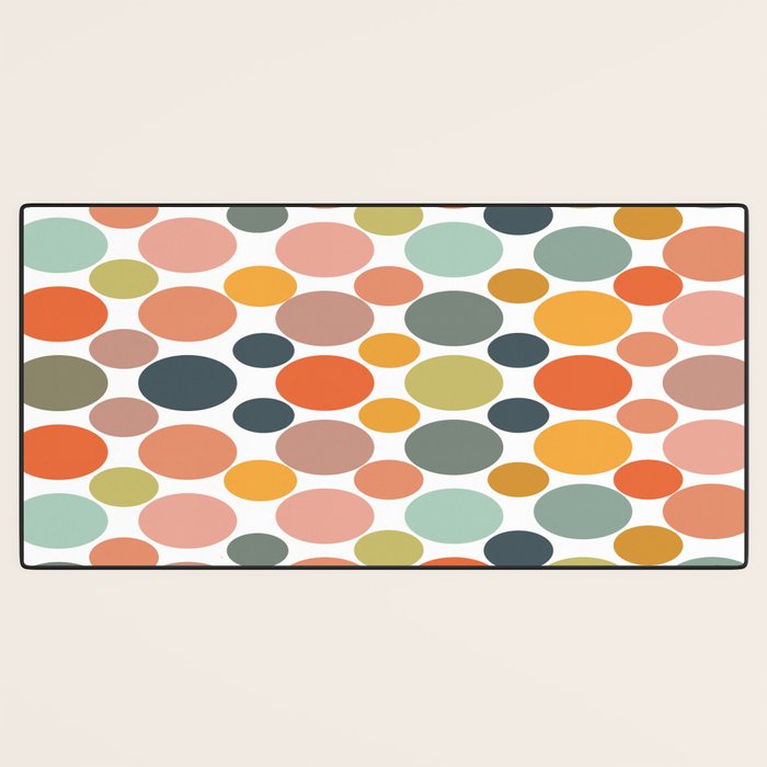 Cheerful Polka Dots  Desk Mat Gallery Image 3