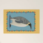 Striped Penguin Welcome Mat Gallery Image 1