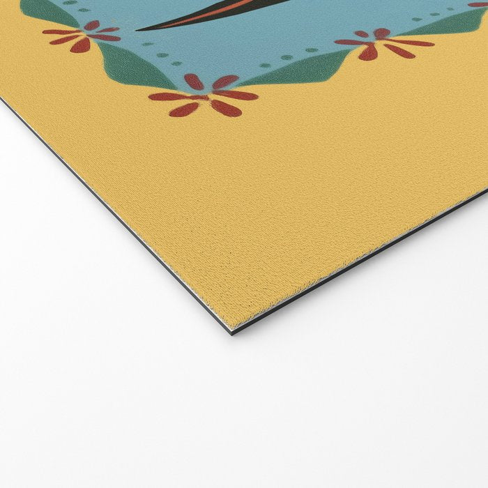 Striped Penguin Welcome Mat Gallery Image 2