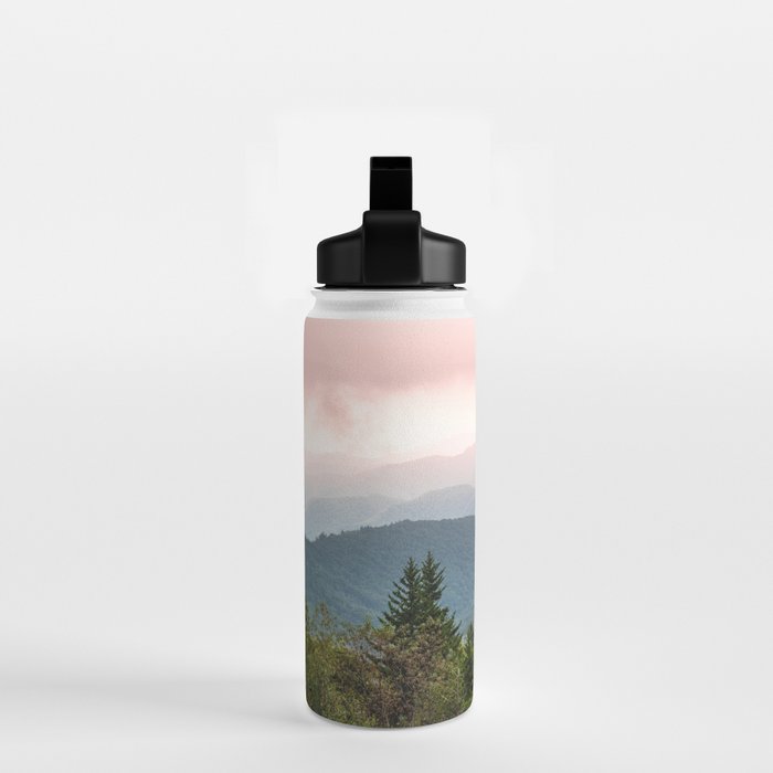 Great Smoky Mountain National Park Sunset Layers III - Nature Photography Water Bottle Gallery Image 2