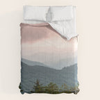 Great Smoky Mountain National Park Sunset Layers III - Nature Photography Comforter Gallery Image 6
