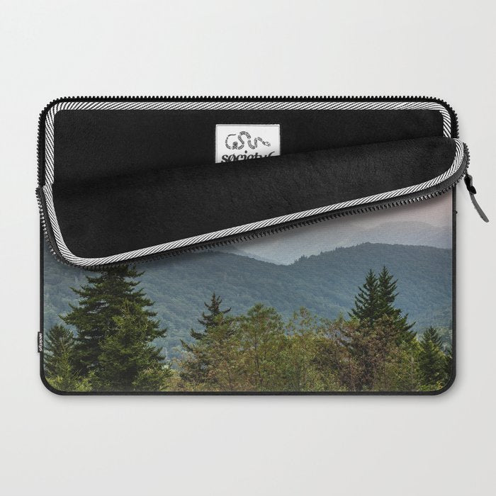 Great Smoky Mountain National Park Sunset Layers III - Nature Photography Laptop Sleeve Gallery Image 2