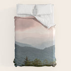Great Smoky Mountain National Park Sunset Layers III - Nature Photography Duvet Cover Gallery Image 6