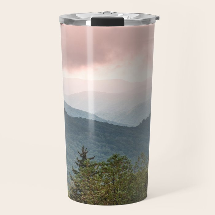 Great Smoky Mountain National Park Sunset Layers III - Nature Photography Travel Mug Gallery Image 1