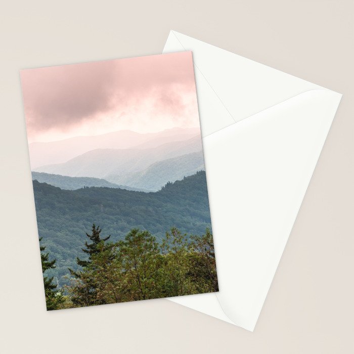 Great Smoky Mountain National Park Sunset Layers III - Nature Photography Stationery Card Gallery Image 2