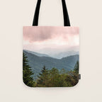 Great Smoky Mountain National Park Sunset Layers III - Nature Photography Tote Bag Gallery Image 1