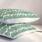 Green Retro Scandinavian - Mid Century Modern Pillow Sham Gallery Image 3
