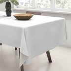 Minimal Line Art Magnolia Flowers Tablecloth Gallery Image 3