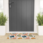 Abstract organic shape art pattern Welcome Mat Gallery Image 3