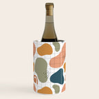 Abstract organic shape art pattern Wine Chiller Gallery Image 1