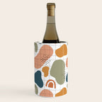 Abstract organic shape art pattern Wine Chiller Gallery Image 3