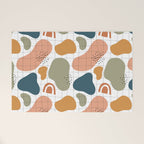 Abstract organic shape art pattern Welcome Mat Gallery Image 1
