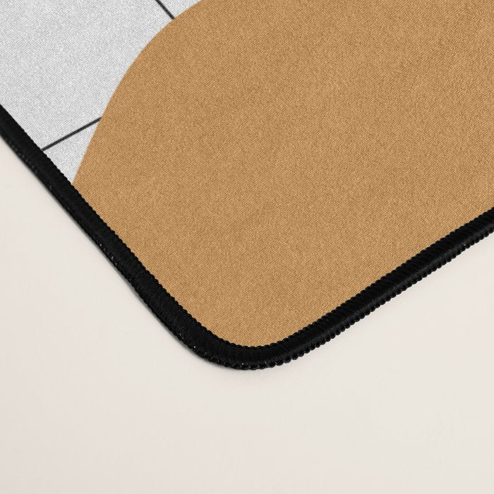 Abstract organic shape art pattern Desk Mat Gallery Image 4