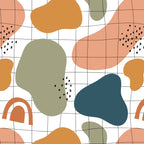Abstract organic shape art pattern Coffee Mug Gallery Image 2