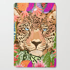 Peek A Boo Leopard Cutting Board Gallery Image 1