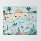 Underwater Throw Blanket Gallery Image 2