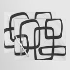 Retro Ink White Background Placemat Gallery Image 1