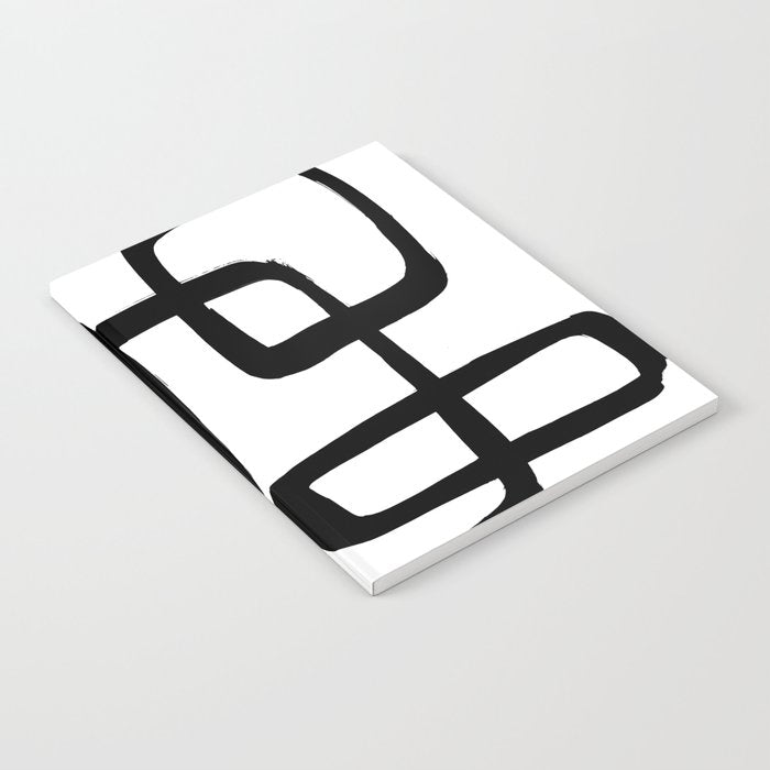 Retro Ink White Background Notebook Gallery Image 2