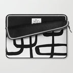 Retro Ink White Background Laptop Sleeve Gallery Image 2