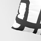 Retro Ink White Background Pillow Sham Gallery Image 4