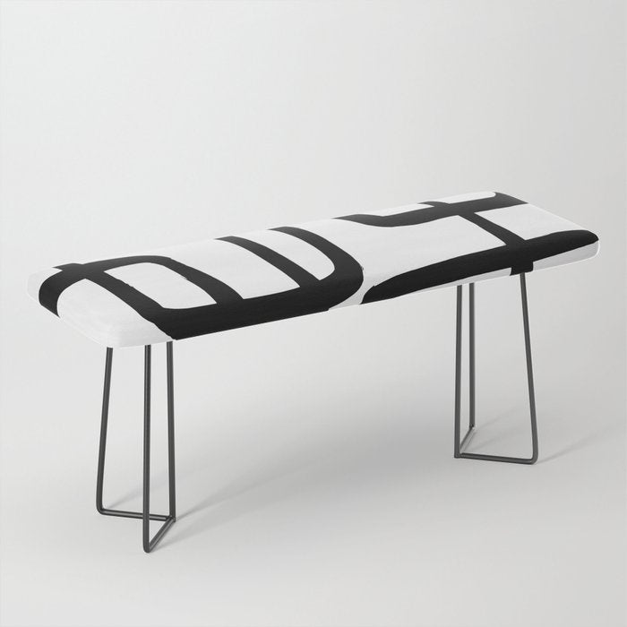 Retro Ink White Background Bench Gallery Image 1