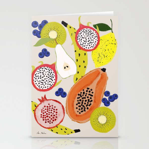 Tropical fruits Stationery Card Gallery Image 2