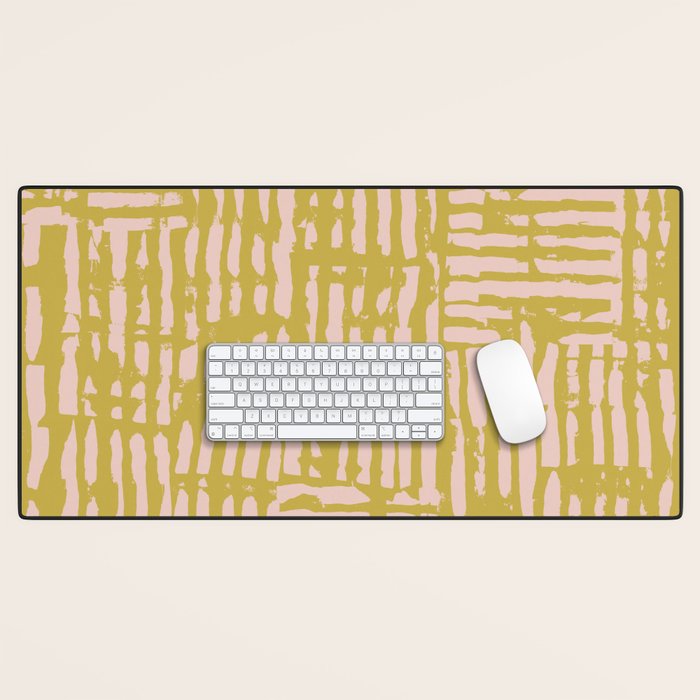 Combed Stripes Desk Mat Gallery Image 1