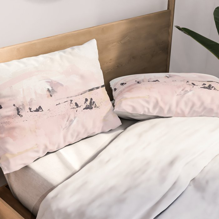 Peach Beach Pillow Sham Gallery Image 2