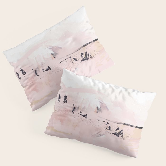 Peach Beach Pillow Sham Gallery Image 3