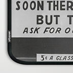 Prohibition restaurant advertising liquor and beer warning customers to stock up now on liquor and beer before prohibition goes into affect black and white illustration photograph - photography - photographs ad Laptop Sleeve Gallery Image 3