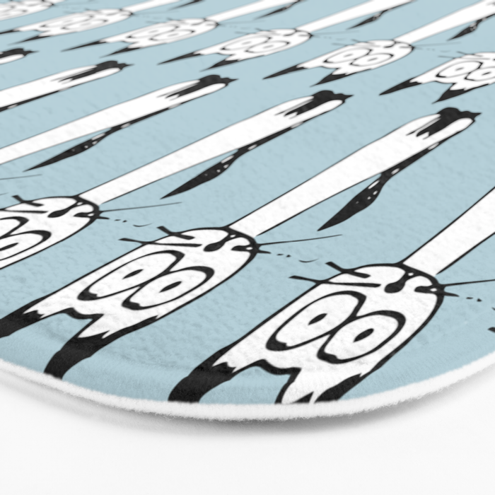 Hey it's a cat! Bath Mat Gallery Image 3