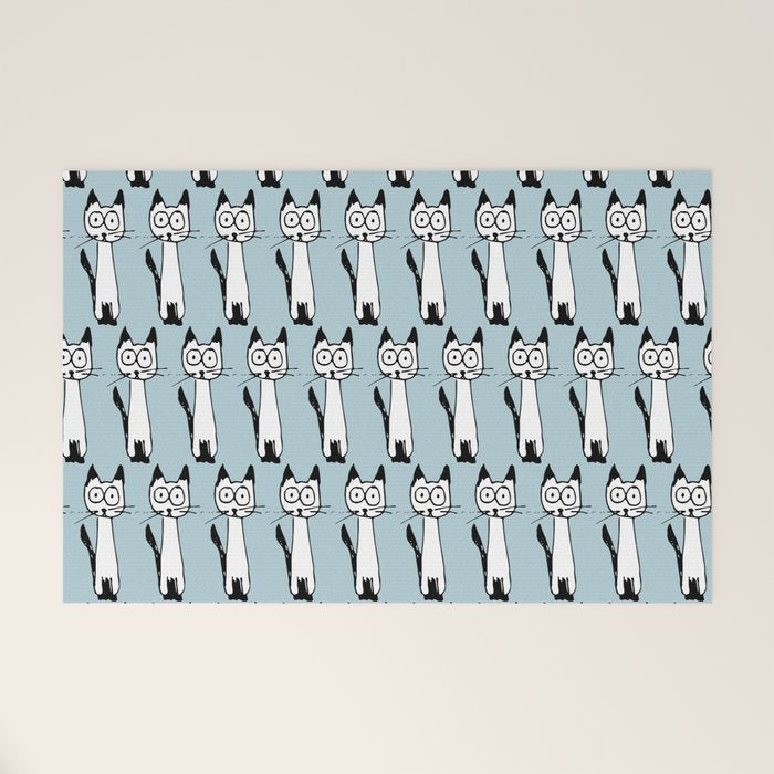 Hey it's a cat! Welcome Mat Gallery Image 1