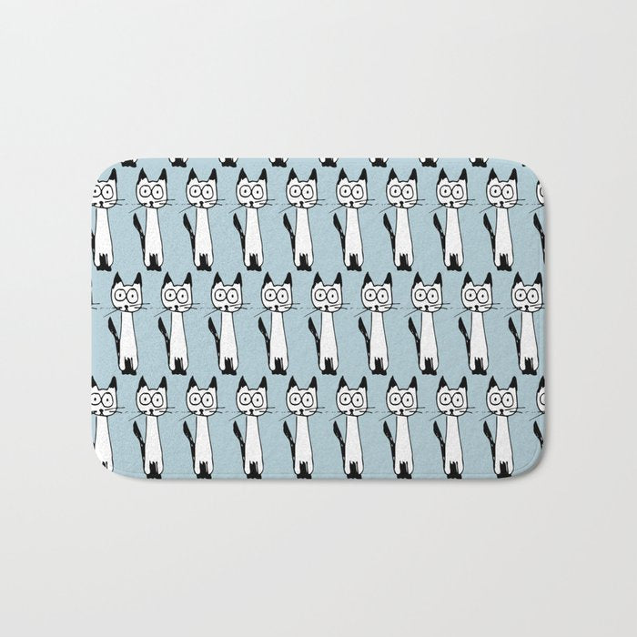 Hey it's a cat! Bath Mat Gallery Image 1