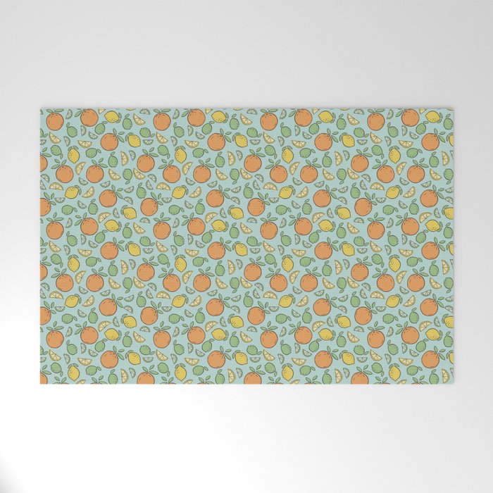 Summer Citrus Welcome Mat Gallery Image 1