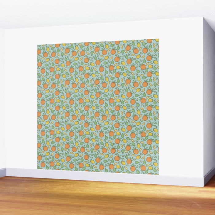 Summer Citrus Wall Mural Gallery Image 2