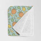 Summer Citrus Throw Blanket Gallery Image 3