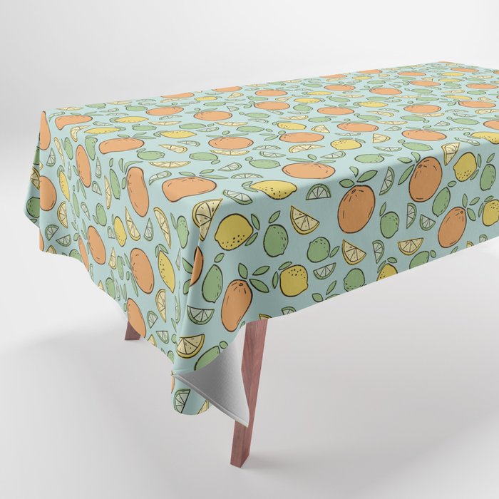 Summer Citrus Tablecloth Gallery Image 1