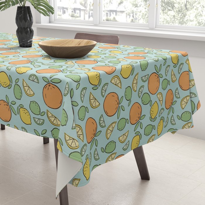 Summer Citrus Tablecloth Gallery Image 3