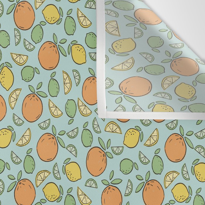 Summer Citrus Wall Tapestry Gallery Image 3