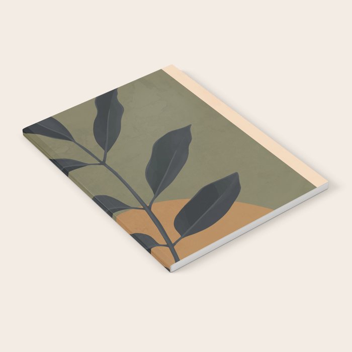 Abstract Art /Minimal Plant 40 Notebook Gallery Image 2