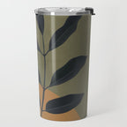 Abstract Art /Minimal Plant 40 Travel Mug Gallery Image 2
