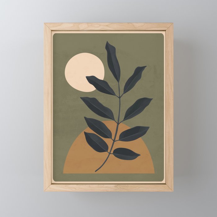 Abstract Art /Minimal Plant 40 Mini Art Print Gallery Image 1