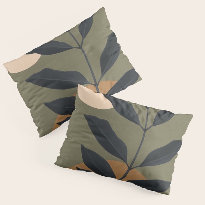 Abstract Art /Minimal Plant 40 Pillow Sham Gallery Image 3