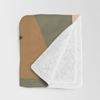 Abstract Art /Minimal Plant 40 Throw Blanket Gallery Image 3