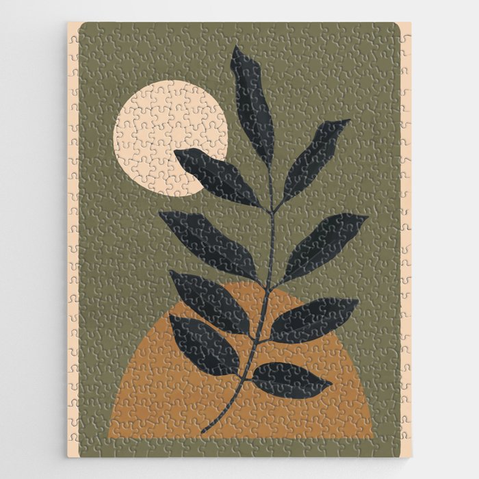 Abstract Art /Minimal Plant 40 Jigsaw Puzzle Gallery Image 1