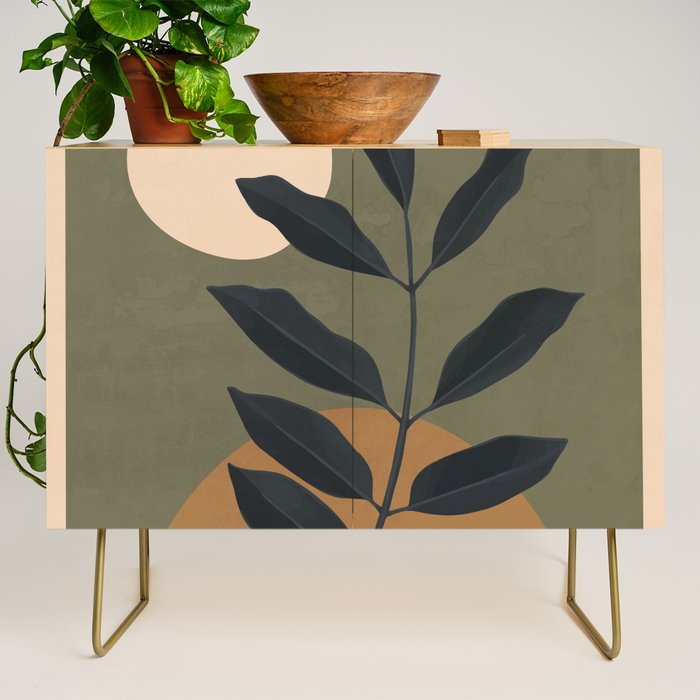 Abstract Art /Minimal Plant 40 Credenza Gallery Image 1